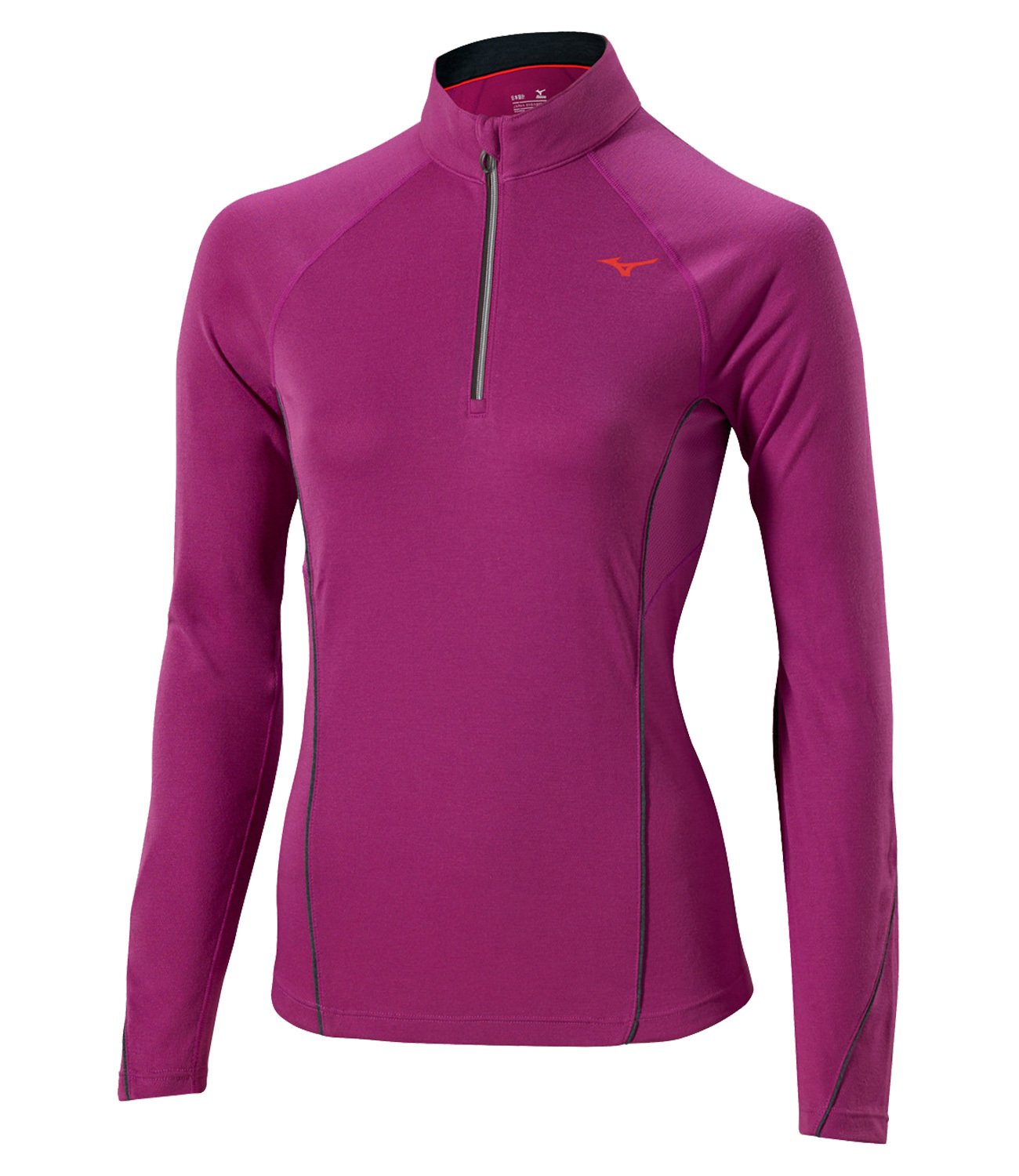 Беговая рубашка Mizuno WarmaLite Zip LS Tee женская - 2