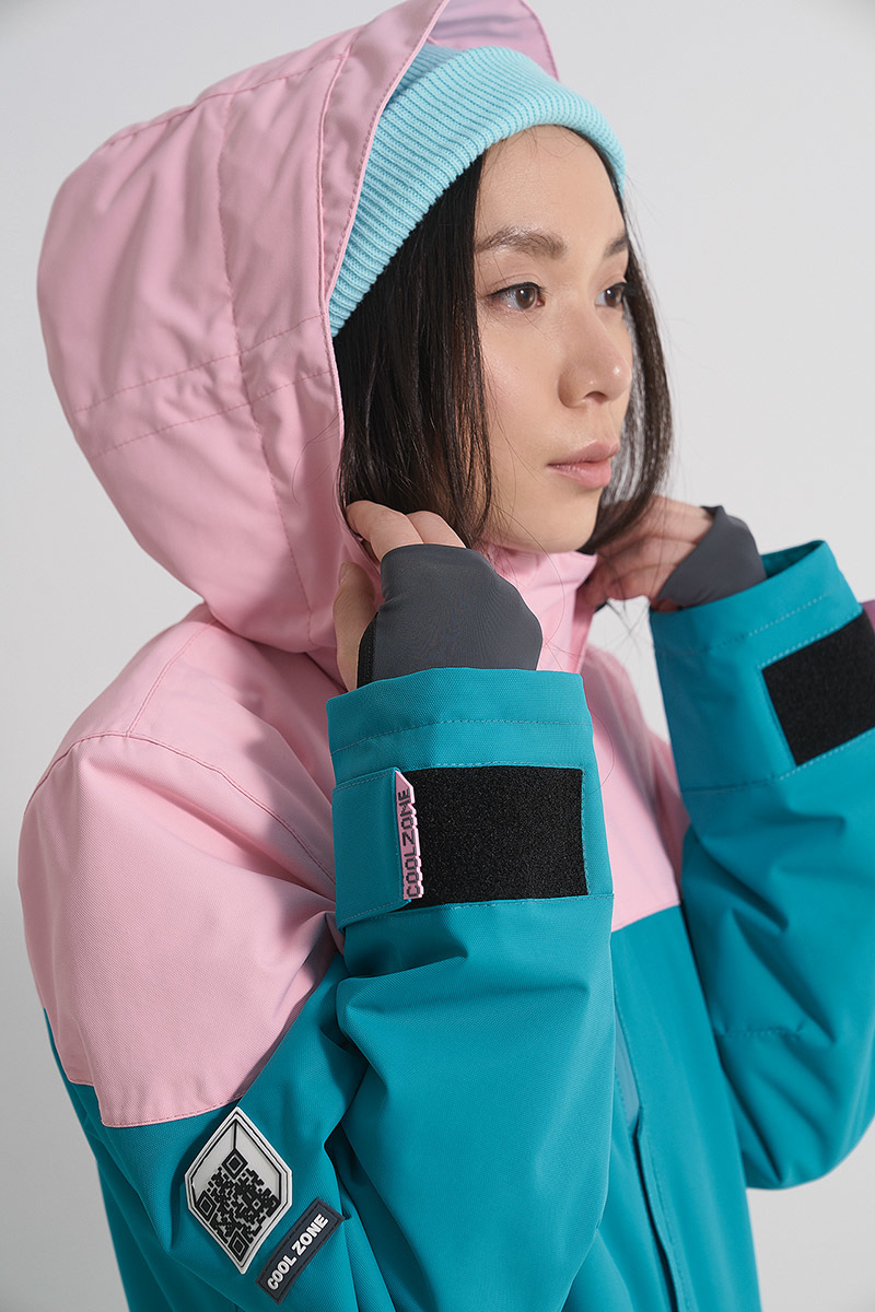 Cool Zone VIBE комбинезон для сноуборда женский св.розовый-волна - 7