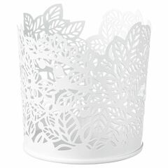 Подсвечник IKEA SAMVERKA (САМВЕРКА), Белый, Металл, 8 см