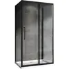 Abber AG30170BH-S75B-S75B Душевой уголок, 170x75x195, цвет: чёрный