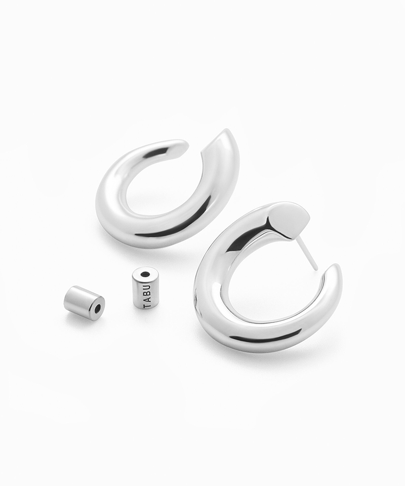 Cерьги HORN silver