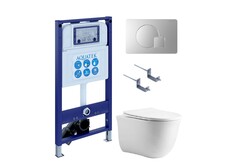 Aquatek SET Aquatek КЛАССИК cm-068 4в1 SET Aquatek КЛАССИК cm-068 4в1 (рама Aquatek INS-0000025 +крепление KKI-0000002 +кнопка KDI-0000068 +унитаз AQ1112-00 +тонкое сиденье с механиз) фото