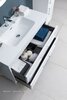 Aquanet 347849 Тумба с раковиной Бостон new 100 (Flat) цв.белый сатин, ручки золото (347849)