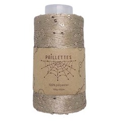 Paillettes на конусе 466 (темно-бежевый)