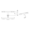 Lemark Universal LM40SV Светильник 40 см