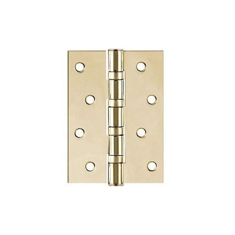 Петля дверная RENZ 4BB 100x75x2,5мм FH PB (латунь блестящий) (1 шт)