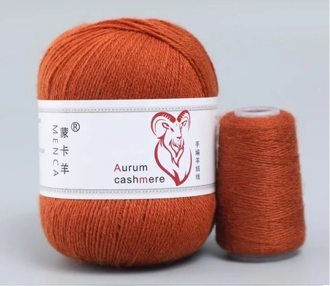 Пряжа Aurum Cashmere 909 терракот