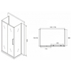 Abber Schwarzer Diamant AG30170MH-S75M-S75M Душевой уголок, 170x75x195, цвет: хром
