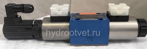 Фото 4WRE6W1-32-2X/G24K4/V - Пропорциональный распределитель с обратной связью по положению золотника без встроенной электроники Ду6, номинальный расход 32 л/мин, схема W1-