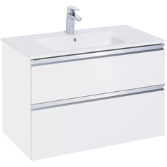 Roca The Gap 857399806 Модуль для раковины 800 мм, с 2 ящиками, белый глянец фото