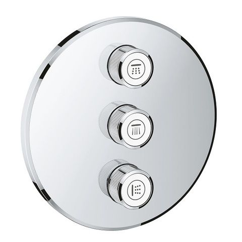 GROHE Grohtherm SmartControl 29122000 Переключатель встраиваемый на 3 потребителя