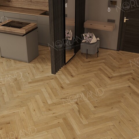 Ламинат Norland Елка Элегантная Сила (Herringbone Elegant Strong) - Дуб Хайнан (LF304-09)