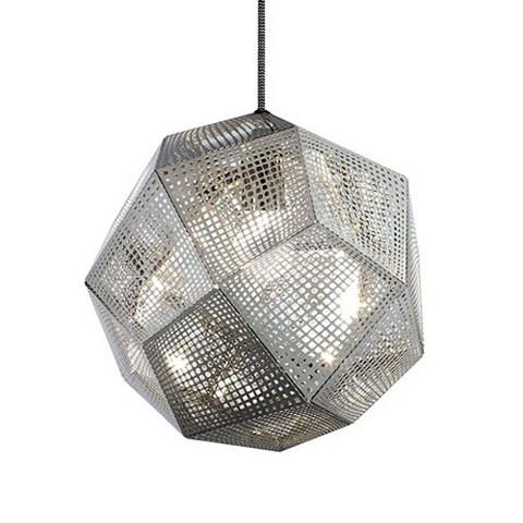 люстра Tom Dixon Etch  25 см  ( серебро )