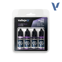 Vallejo True Metallic Metal - набор Celestial Violet