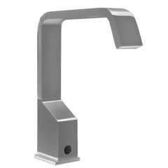Gessi 30511#149 Смеситель для раковины, электронный, с кран-фильтром для регулировки температуры и напора воды, цвет Finox Brushed Nickel фото