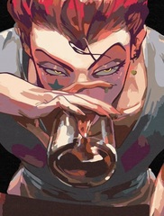 Картина по номерам Хисока Hunter x Hunter