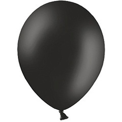 Шар К 10''/25 см, Пастель, Черный, 100 шт.