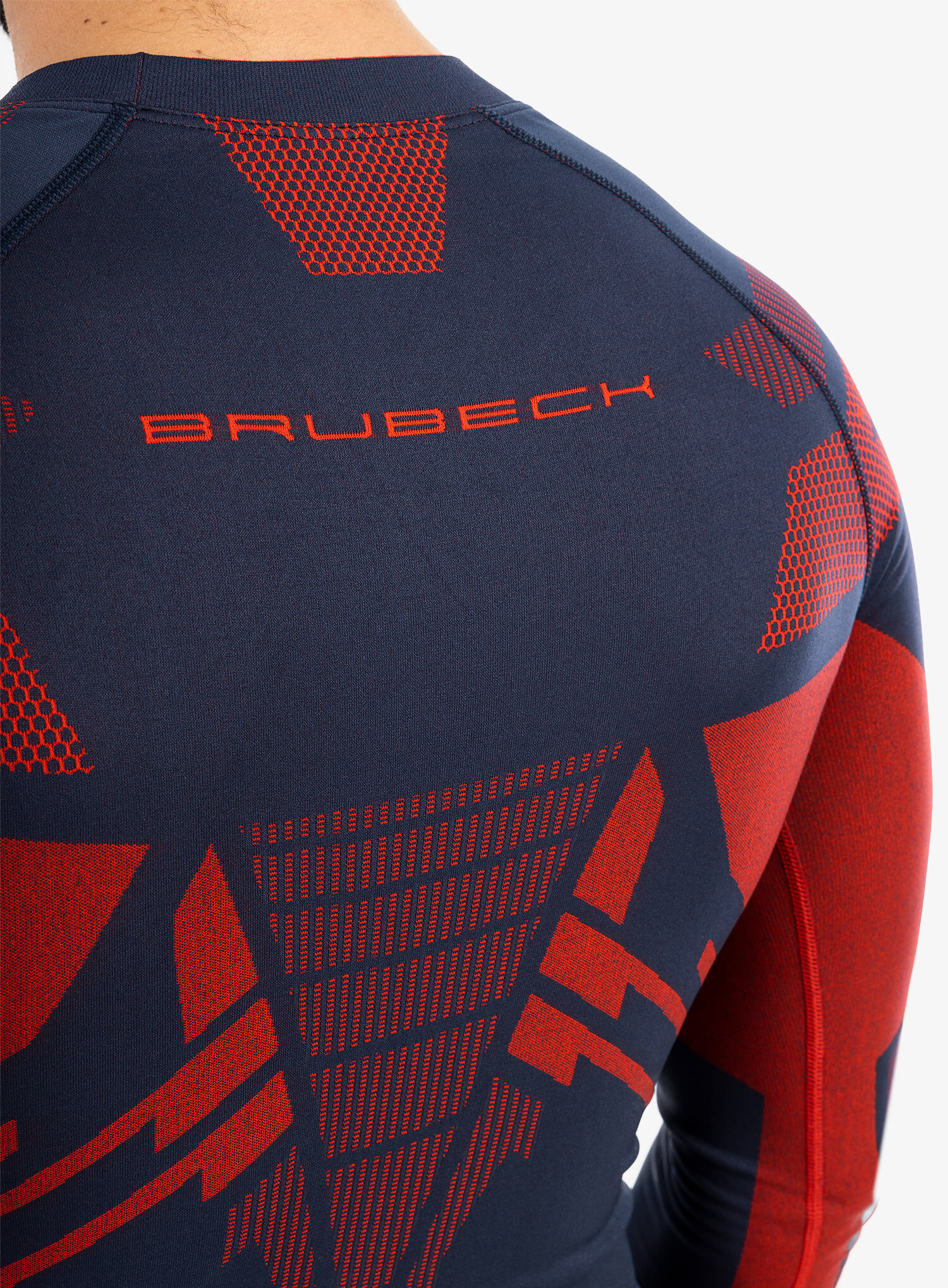 Мужской комплект термобелья Brubeck Dry navy-red - 10