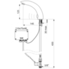 Delabie 444000 Кран TEMPOMATIC 2 (раковина) M3/8", блок 230/12V + трансформатор
