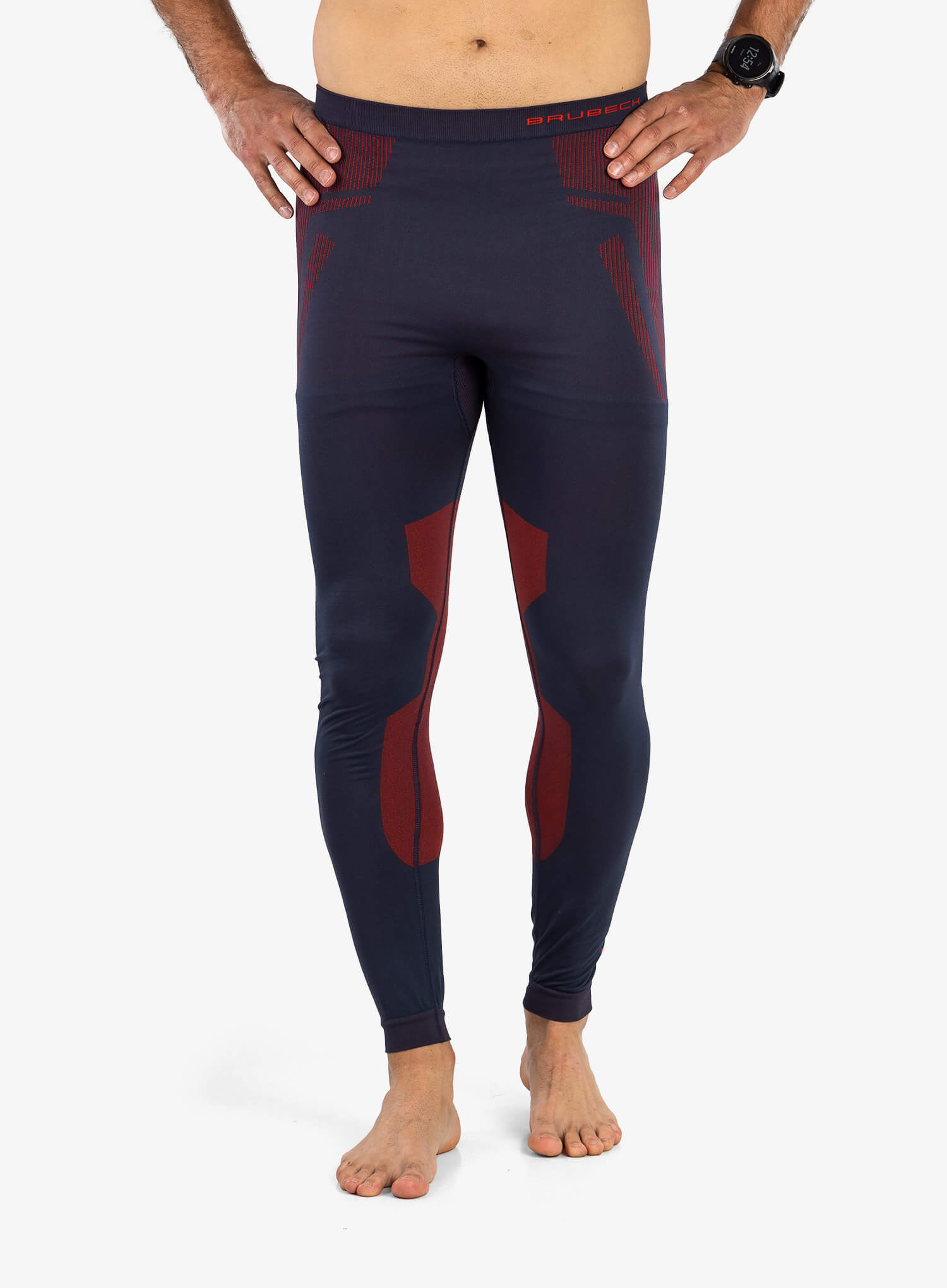Мужской комплект термобелья Brubeck Dry navy-red - 11