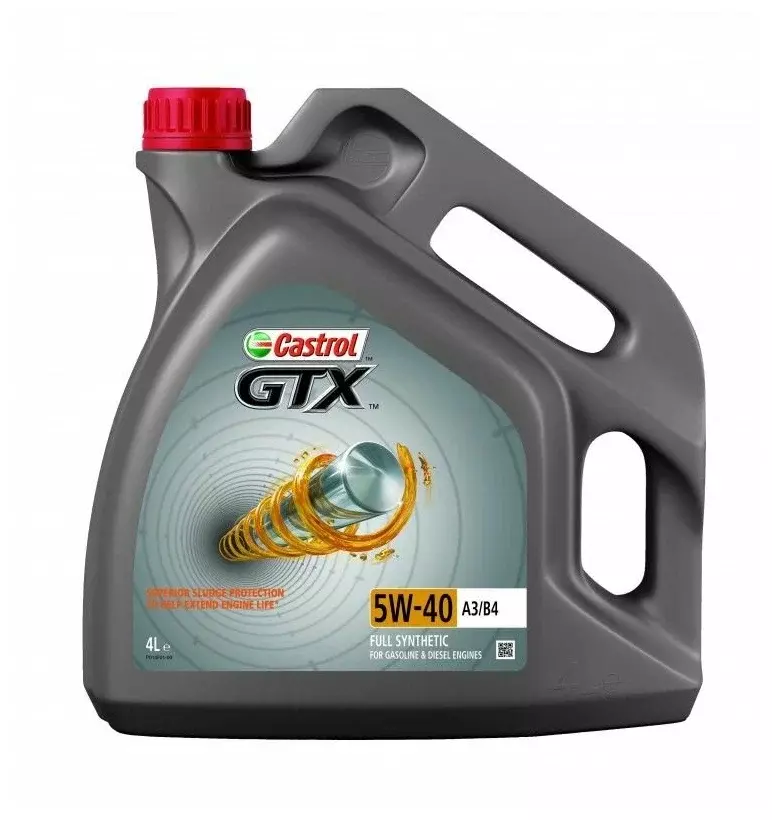 Масло моторное Castrol GTX 5W-40 синтетическое 4л