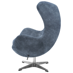 Кресло EGG STYLE CHAIR тёмно-серый, искусственная замша