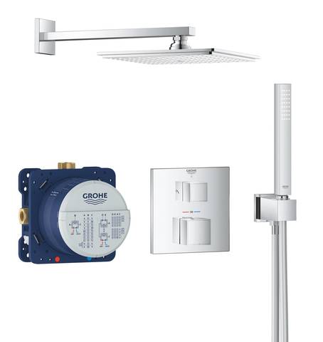 GROHE Grohtherm Cube 34741000 Комплект душевой системы внутреннего монтажа