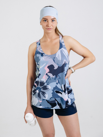 Женская беговая майка Noname Free Running Top 25 WOS blue