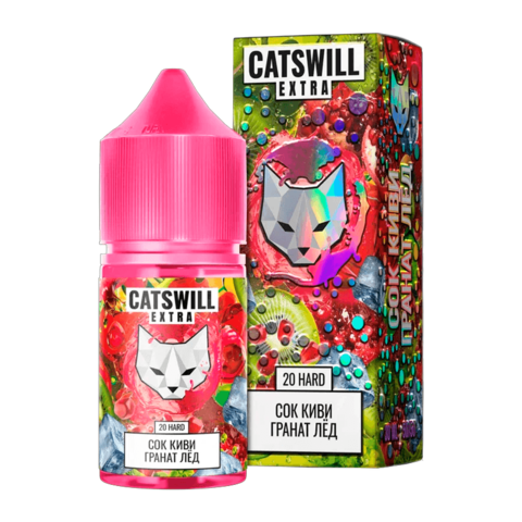 Жидкость CATSWILL EXTRA Salt 2% HARD 30 ml - Сок Киви Гранат Лёд