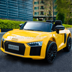 Детский электромобиль "Audi FLY-5189" желтый