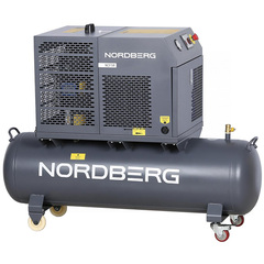 NORDBERG (NCF5R) Компрессор винтовой, 4 кВт, 10 бар, 450 л/мин, ресивер 180 л