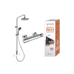 VitrA AquaHeat A49235EXP Комплект душевой системы внешнего монтажа с термостатом фото