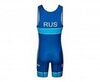 Трико борцовское Clinch Competition Blue