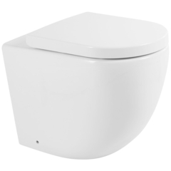 BelBagno Sfera-R BB2141CBR/BB865SC Унитаз приставной безободковый, цвет: белый фото