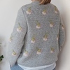 PDF-описание МК мотивы в модели Puff Flowers Jacket PuffColorKnitting (автор Лена Родина)