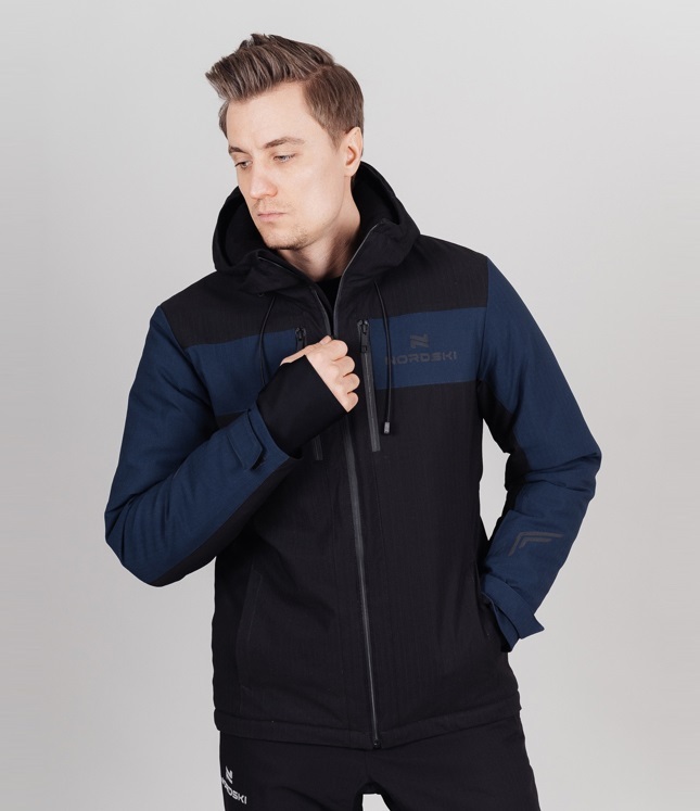 Мужской горнолыжный костюм Nordski Lavin black-dress blue - 16
