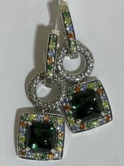 Бушерон (серьги из серебра)