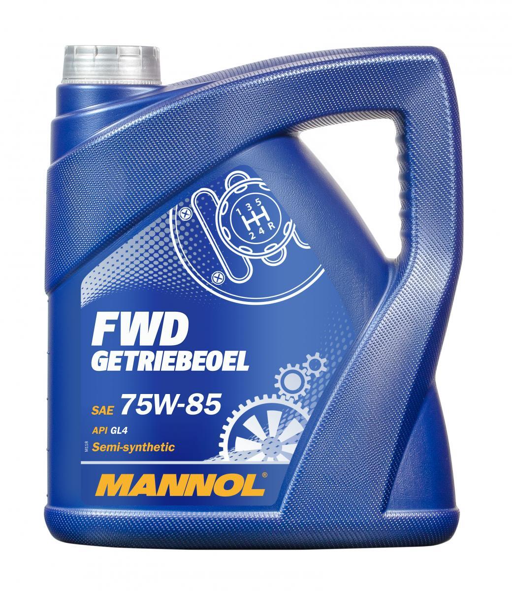 Масло трансмиссионное Mannol FWD GL-4 75W85 полусинтетическое 4 л