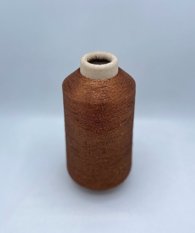 Torcitura di Domaso (пр.Италия)art. LARIO, 4750м/100гр, 80%Вискоза 20%Полиэстер( люрекс), цвет-Коричневый(32), арт-34611