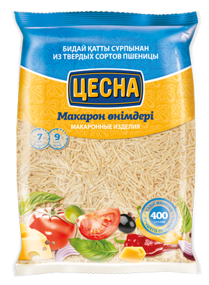 Макароны ЦЕСНА GOLD Вермишель 400гр