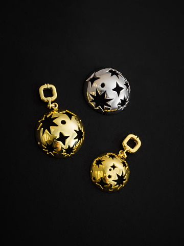 Подвеска Вселенная mini, серебро 925, позолота 18k 7