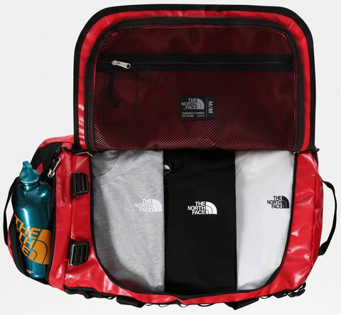 Картинка баул The North Face base camp duffel m Red-Black - 4