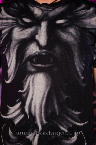 Affliction | Футболка мужская Paul Booth Tee Signature Series A568 принт спереди