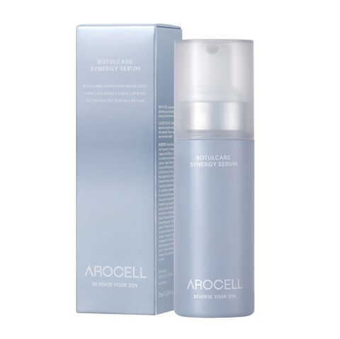 Arocell Botulcare Synerge Serum, Пузырьковая сыворотка с ботулиническим пептидом, коллагеном и экзосомами, 70 мл