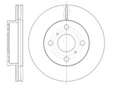 Диск тормозной вентилируемый G-brake  GR-20407