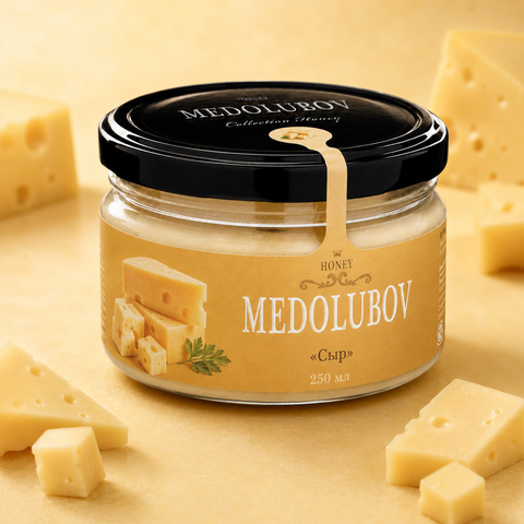 Крем-мёд MEDOLUBOV «Сыром», 250 мл