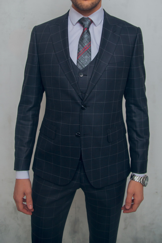 Костюм мужской - тройка Slim Fit SLAVASIO 73/54