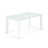 ATTA Стол 160 (220) x90 белое стекло