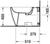 Duravit Happy D.2 2259100000 Биде напольное