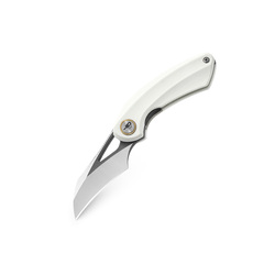 Фото Складной нож Bestech Bihai, сталь 14C28N, рукоять G10, белый